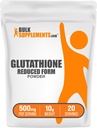 BulkSupplements.com Glutatione Zmanjšani prašek - Glutatione dodatek, Zmanjšani glutatione prašek - Glutatione 500mg, Gluten Free, 500mg na Serving, 10g (0,35 oz) (Pack of 1)
