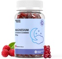 Magnezij Glycinate Gumies 400mg,brez sladkorja Magnezijev Glycinate dodatek,Muscle, Podpora kosti - 60 Organic Gumies