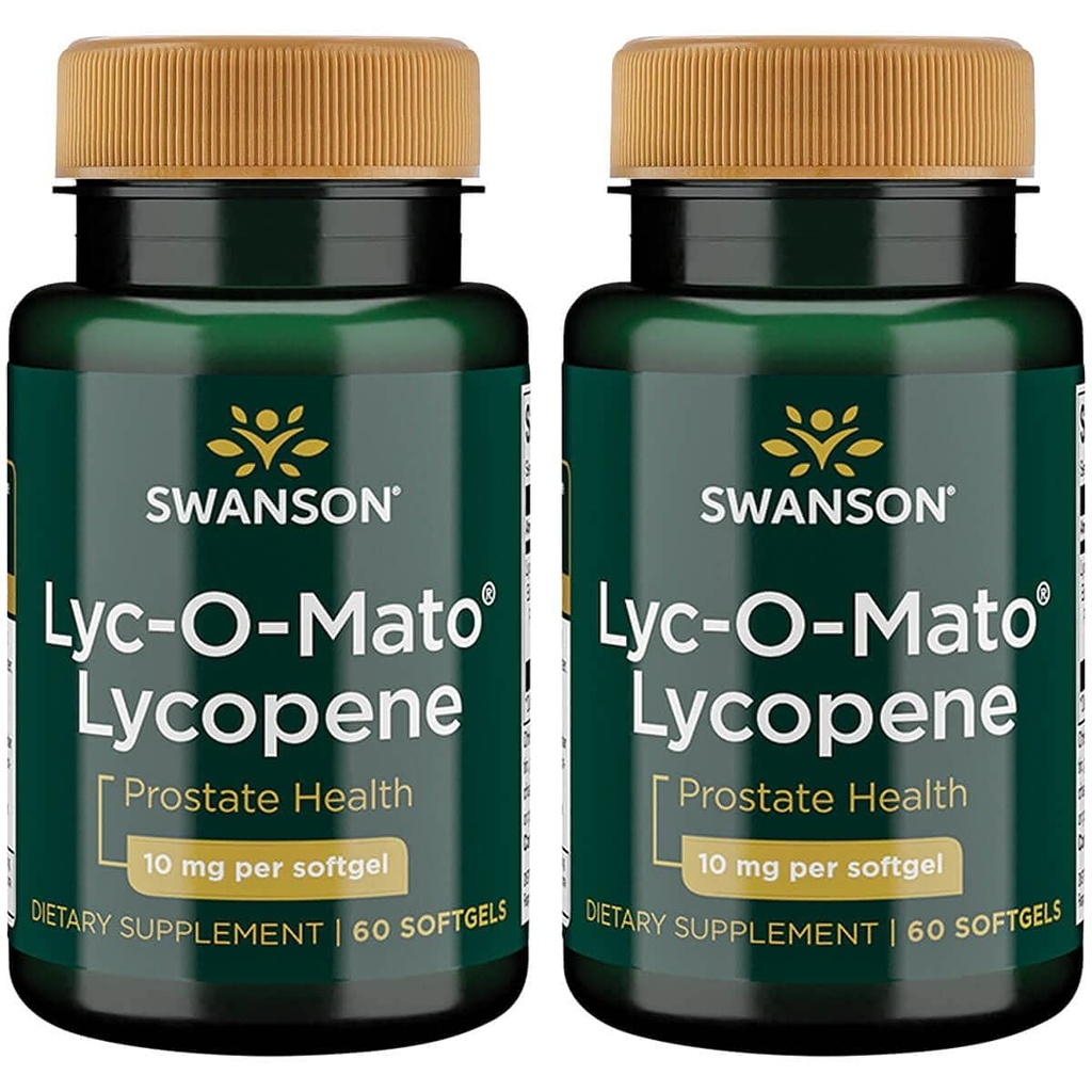 Swanson Lyc-O-Mato Lycopen 10 Milligrams 60 Sgels (2 pakiranji)