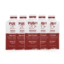 PUSH20+ Napredna mešanica kolagenov - tekoči proteini 20g na 1,25 fl. oz - črni češnjev okus - vitamin C, kolagen peptidi, hialuronska kislina, vitamin E & najboljši tekoči kolagen z dobro esencialno