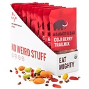Mammoth Bar Goji Berry Trail Mix - 10 Organic Protein Bars – Prebiotic • Paleo • Gluten brez • Jajčni proteini • brez GSO • Surovi • Premium Nuts