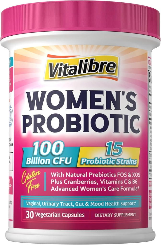 Ženski probiotiki 100 milijard CFU & magnezijev kompleks dodatek 10-v-1 420mg