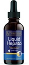 Rx Vitamini Liquid Hepato - Tekoča jetra podpora dodatek z mlekom Thistle Extract - jetrna Dog dodatek obogaten z vitaminom B kompleks - Chicken Flavor (4oz)
