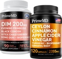 Ceylon Cinnamon (1 pk) in menopavza podpora (1 pk) Dopolnilo Bundle - Močni vitamini za srce, Presnova, Hormon, in imunske podpore - Ne- GMO, Vegan, Gluten-free