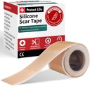 Zaščitite Life Silikonski Brazgotinke 1,6" x 118" Roll-3M - Medicinski Brazgotinec za odstranjevanje keloidnega bumpa - Reasible Silikonski trak Scare Scare Remosible Scare Scare, obliži za kirurške brazgotine, C oddelek