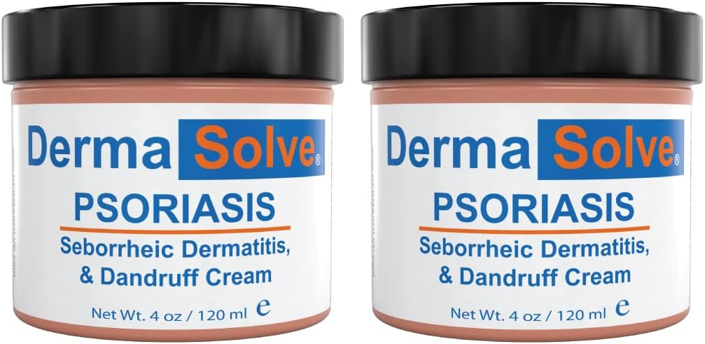 Dodatno moč Psoriaza Cream (2 paket) - Seborrheic Dermatitis & Prhljaj Lotion - Napredno vlažilno Relief Oblikovan za zdravljenje srbeče Flakey vneto kožo in preprečevanje prihodnosti plameni - 4.0 oz ea.
