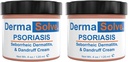 Dodatno moč Psoriaza Cream (2 paket) - Seborrheic Dermatitis & Prhljaj Lotion - Napredno vlažilno Relief Oblikovan za zdravljenje srbeče Flakey vneto kožo in preprečevanje prihodnosti plameni - 4.0 oz ea.