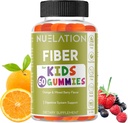 Fiber Gumies za otroke - 60 Count - Vegetarian, Gluten prost, želatina brezplačno, Fiber dodatek za otroke - Prebiotična Fiber za podporo digestion, Bowel gibanja in imunskega zdravja