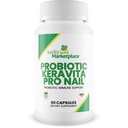 Probiotic Keravita Pro Nail - Probiotic Imunska podpora za podporo telesu za naravno obrambo pred glivami - spodbujanje čistih nohtov - podpora zdravo Gut Microbiome za pomoč imunskega odziva