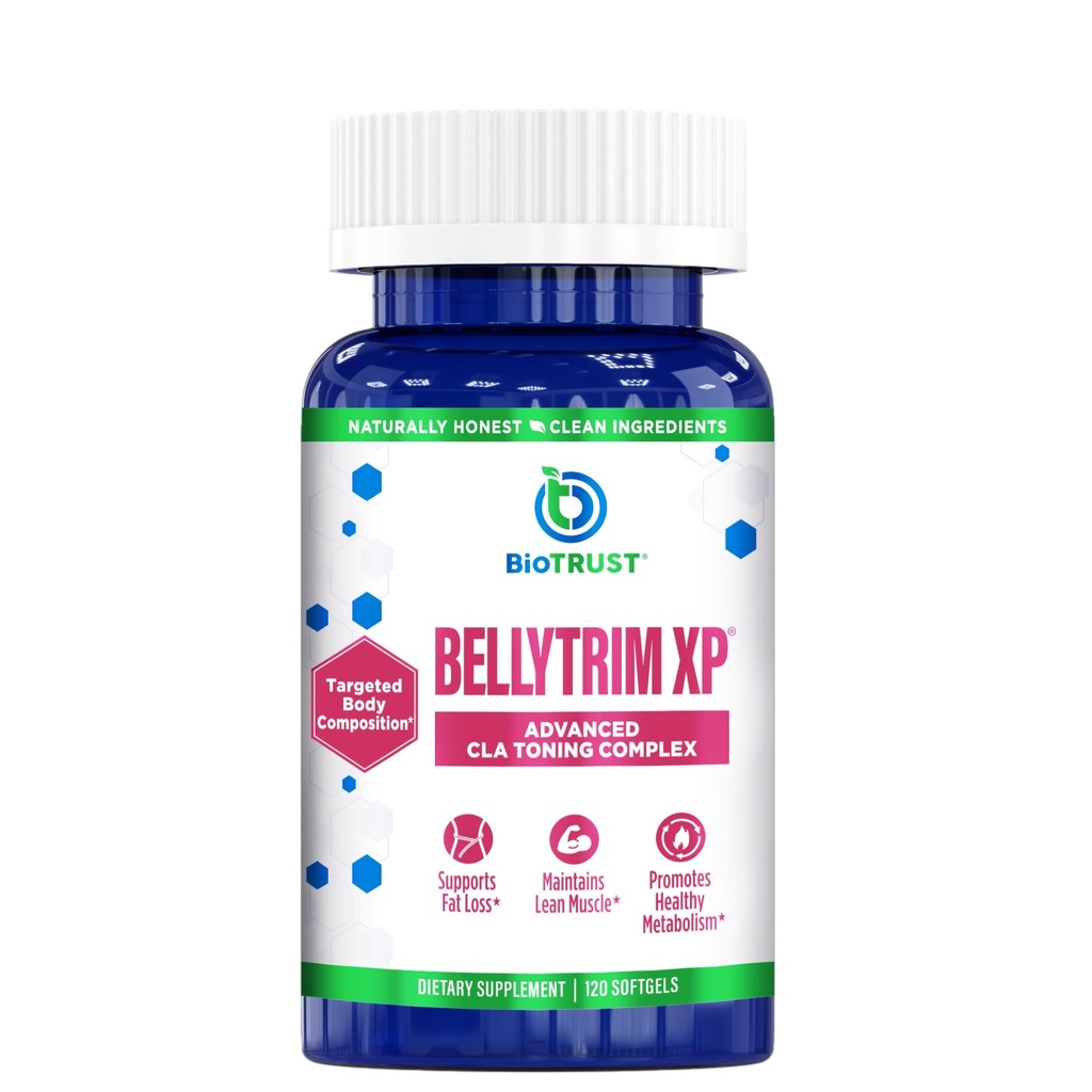 BioTrust BellyTrim XP Napredno CLA Toning dodatek, konjugirana linolna kislina (60 Serving)