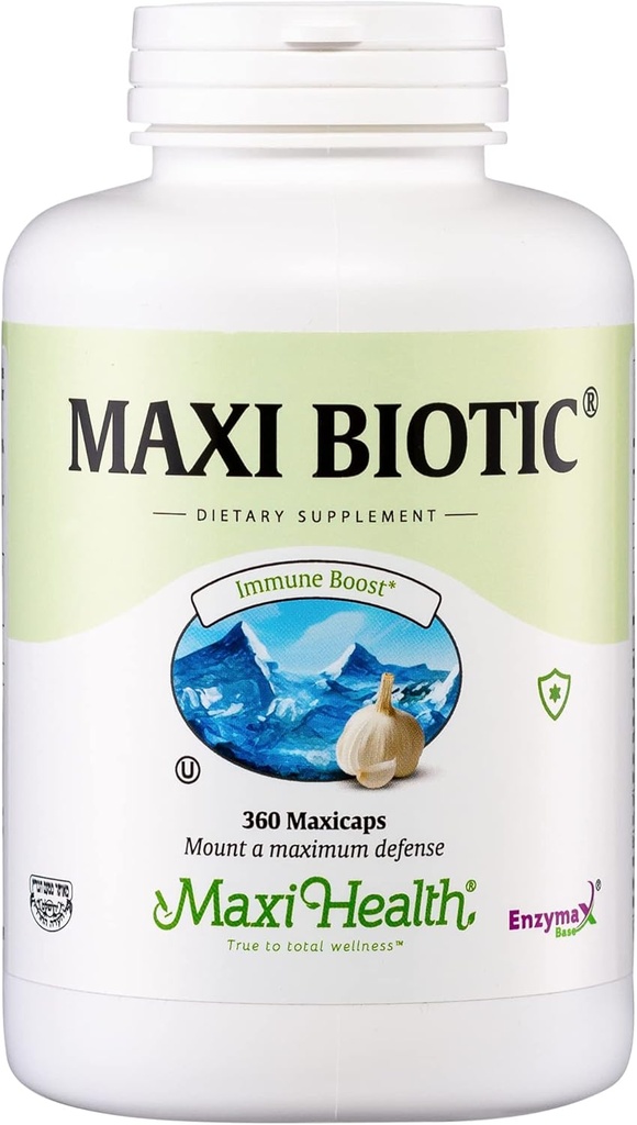 Maxi Health - Maxi Biotic Aged Česen Extract kapsule (360 Count) 