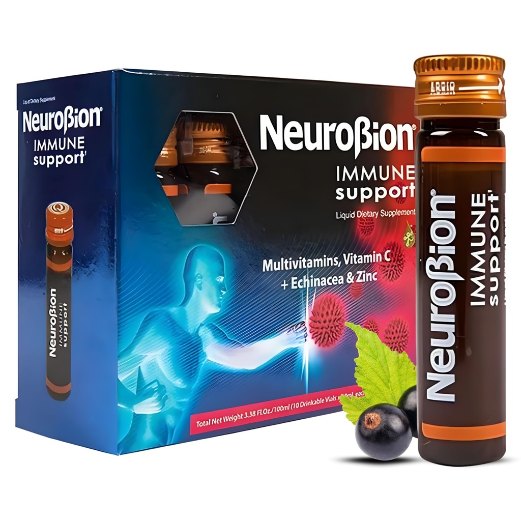 Neurobion Imunska podpora z zdravilom Echinacea & Cink 10 vial x 10 ml