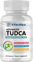 Generična TUDCA dopolnilno-liver podpora, Čista Detox&Repair,Ultra moč Bile Sol TUDCA 1000mg 60 kapsule