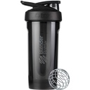 BlenderBottle Strada Tritan Shaker steklenica z zaklepanjem Lid, 28-Ounce, črna
