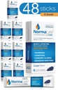 NormaLyte Oral Rehydration Salts-48 Sticks Packs (Yields 500mL per Pack)-Grapes| Energy Supplements, Potassium Supplement, Dehydration Recovery and Quick Absorption