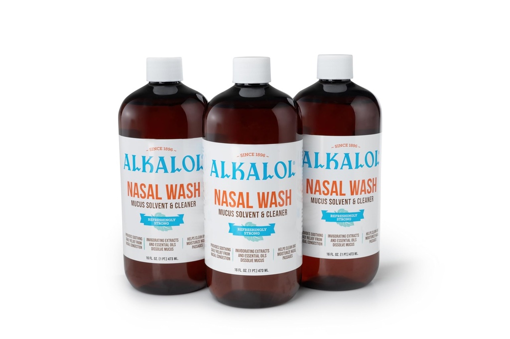 Alkalolna raztopina Original Nazal Wash, 16 fl oz (pakiranje 3)