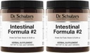 Intestinalna Formula Dr. Schulze #2 - Čiščenje dopolnilo za zdravstveno podporo kolonije - Podpira vsakodnevno izločanje - Rastlinsko-bazen zeliščni dodatek - Gluten-free & Vegan - 8 oz (2-Pack)