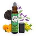 Wild Essentials Gibanje Essential Oil Roll On, 10ml Gibanje Bolezen, Slabost, Vznemirjen želodec, Vrtoglavica, Dizzy, Seasick, Carsick, Made with Organic Jojoba Oil, Ready to use, Moisturizer, All Natural