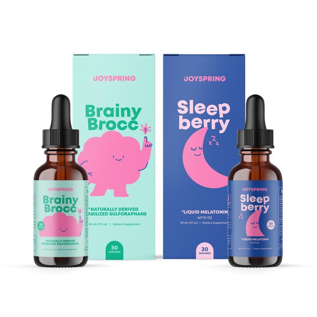 JoySpringBerry Tekoči melatonin in Sulforaphane dodatek za otroke