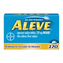 Aleve Caplets, Naproxen Natrijev 220 mg (NSAID), Pain Reliever/Fever Reducer, #1 Ortopedski kirurg Priporočeno, 270 Število