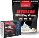 Myogenix Myovite Multivitamine & Myolean Vanilla Whey Protein Bundle – Popolna dnevna prehrana s 40g visoko beljakovino Whey – podpora energetiki, rast mišic in okrevanje
