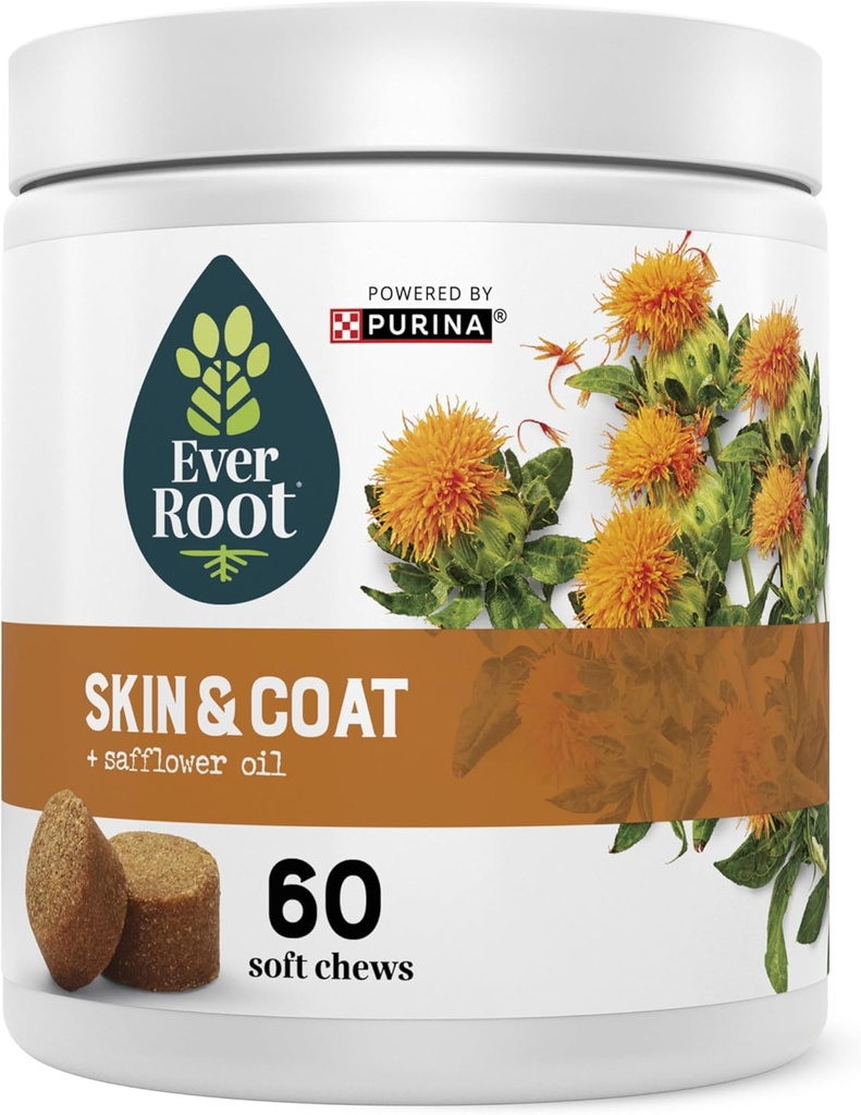 EverRoot by Purina Skin in Coat Dog Supplements Soft Chews - 10.6 oz. Pločevinka