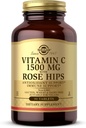 Solgar Vitamin C 1500 mg z Rose HIPS, 90 tablete - Antioksidant in imunosupresivna podpora - Splošno zdravje - Podpira zdrave kože in sklepov - Non-GMO, Vegan, Gluten Free, Dairy Free, Kosher - 90 postrežbe