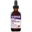 Natrol Liquid Melatonin 1 mg, Adult Melatonin dopolnilo za padec spanje hitreje in ostati spal dlje, Zbudite se osveži, 2 FL OZ Berry-Flavored tekočine, 15 Servings
