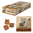 GetUp – Kofeinated Granola Bites - Chocolate Mocha (10 Pack) – 100mg Kofein Energy Bites – Nizko kalorie, Gluten-free, 0 Semena olja – Pre-Workout Prenosni prigrizek – Coffee substitute - Nizka sladkorna energija