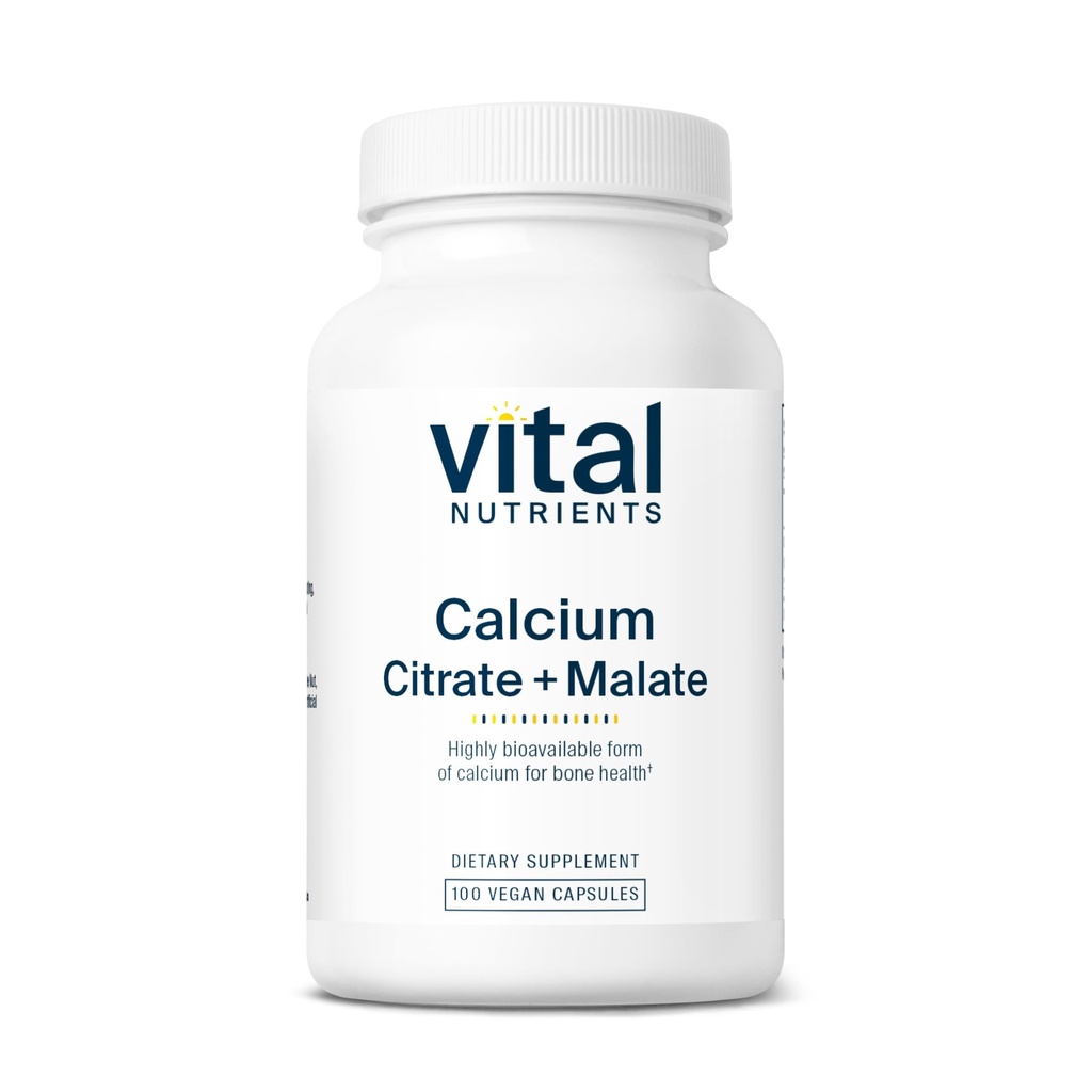 Vital Nutrients Kalcijev citrat in malat kompleks 150mg 