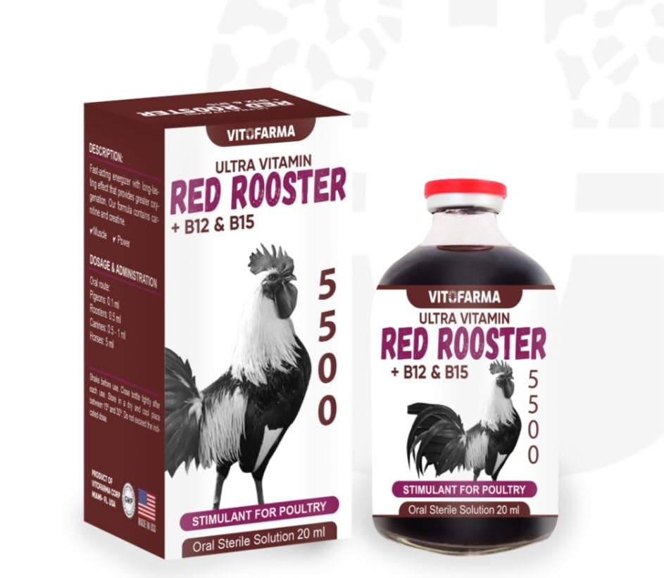B12 5500 20ml Restorativna mišična masa Optimalna teža Podpora Booster za Rooster - Suplemento para Gallos b12 20 ml (20 ml)