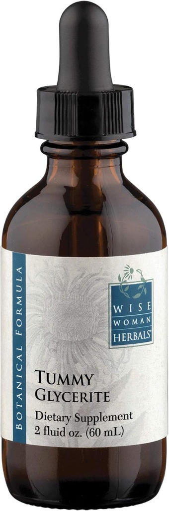 Wise Woman Zelišča - Tummy Glycerite - 2 oz - Vse-naravni Stomach Aid - pomaga pri želodčni nelagodje, Queasiness, plin in napihnjenost - spodbuja zdravo prebavne funkcije in podporo trebuh