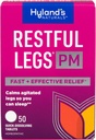 Hyland's Restful Legs PM, nočna Formula, Pomirja Agitated Noge, tako da lahko spite, 50 hitro raztapljanje tablete (Pack z 3)