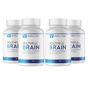 Mladi možgani 4 steklenica paket - Memory & Brain Health Support Supplement - Brain Booster Clarity z Bacopa Monnieri, Ginkgo Biloba, B12-120-dnevno oskrbo (240 grof)