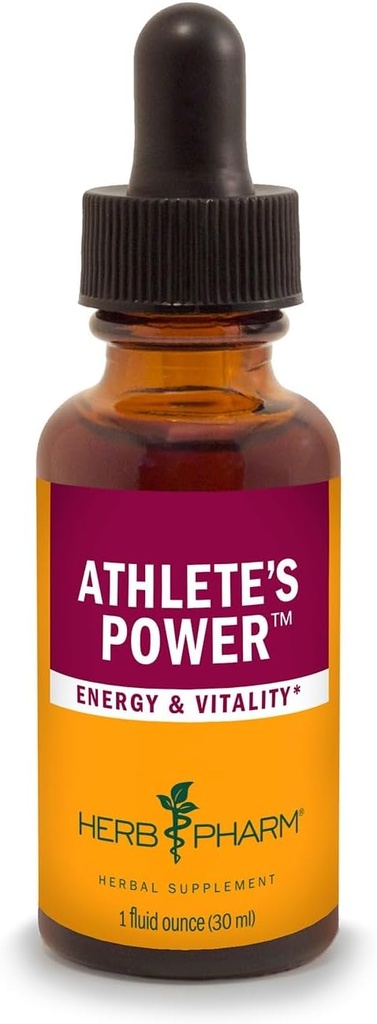 Herb Pharm Athlete's Power Liquid Herbal Formula za energijo in vitalnost - 1 Ounce (FSTEROL01)