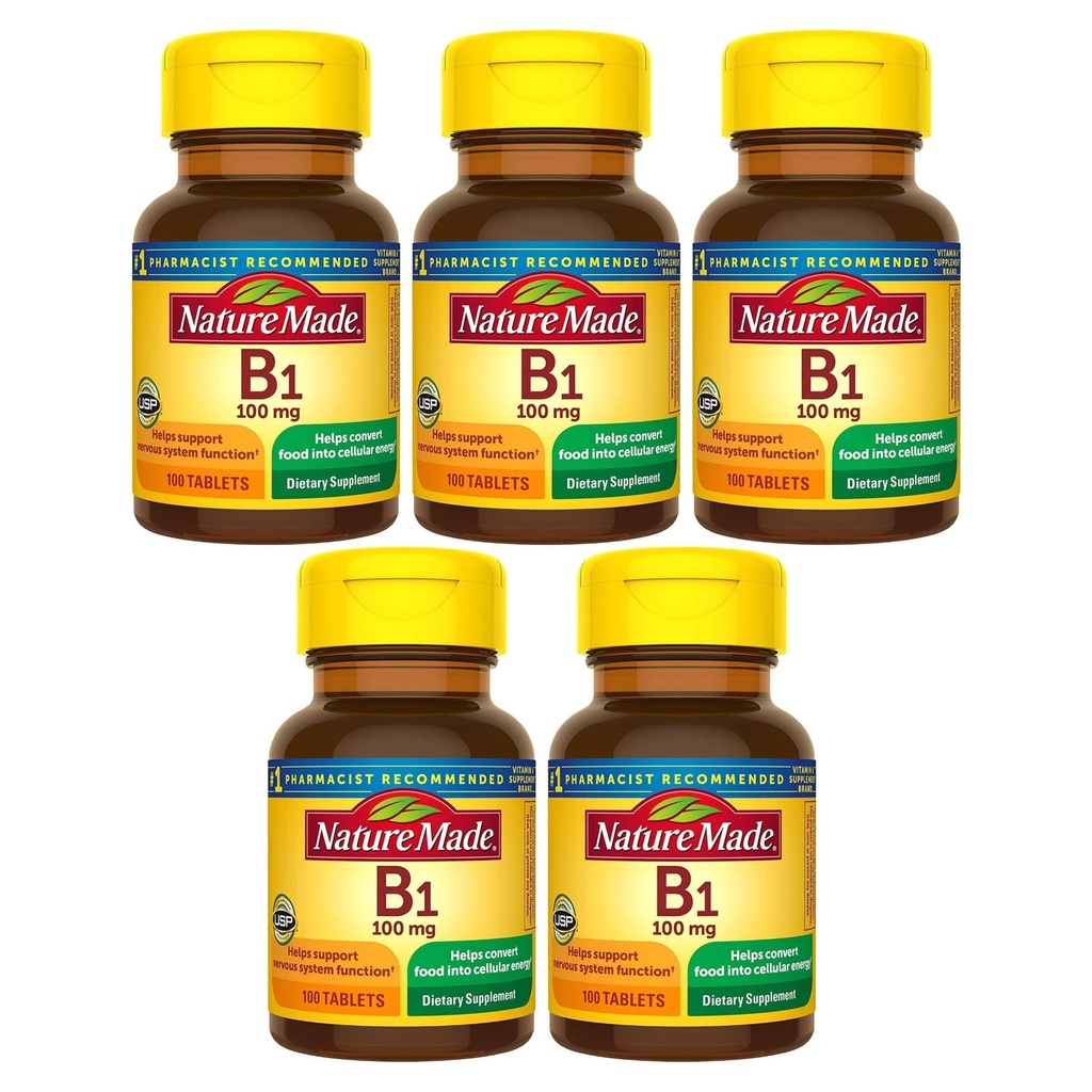 Narava narejena B1 100 Mg 100 Število (5 pakiranje)
