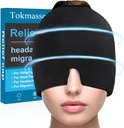 Migrena Relief Cap, Led Head Pack Gel, hladna in topla terapija, Sinus oči obliž glavobol, otekle oči, Relief napetosti in tlaka
