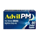 Advil PM 200 mg Obložene kapsule 80 ea (paka 3)