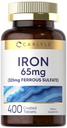 Carlyle železov železov železov železov sulfat 325 mg, 65 mg 