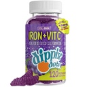Železo z vitaminom C & B12 Gumies (120 Število) Bistveno za tvorbo rdečih krvnih celic 