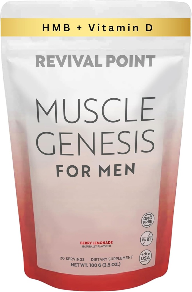 Muscle Genesis HMB in vitamin D3 dodatek s klinično študija miHMB, kalcij in VIT C – 5000mg na služijo – spodbuja okrevanje, Lean mišične mase, in zdravo staranje pri moških