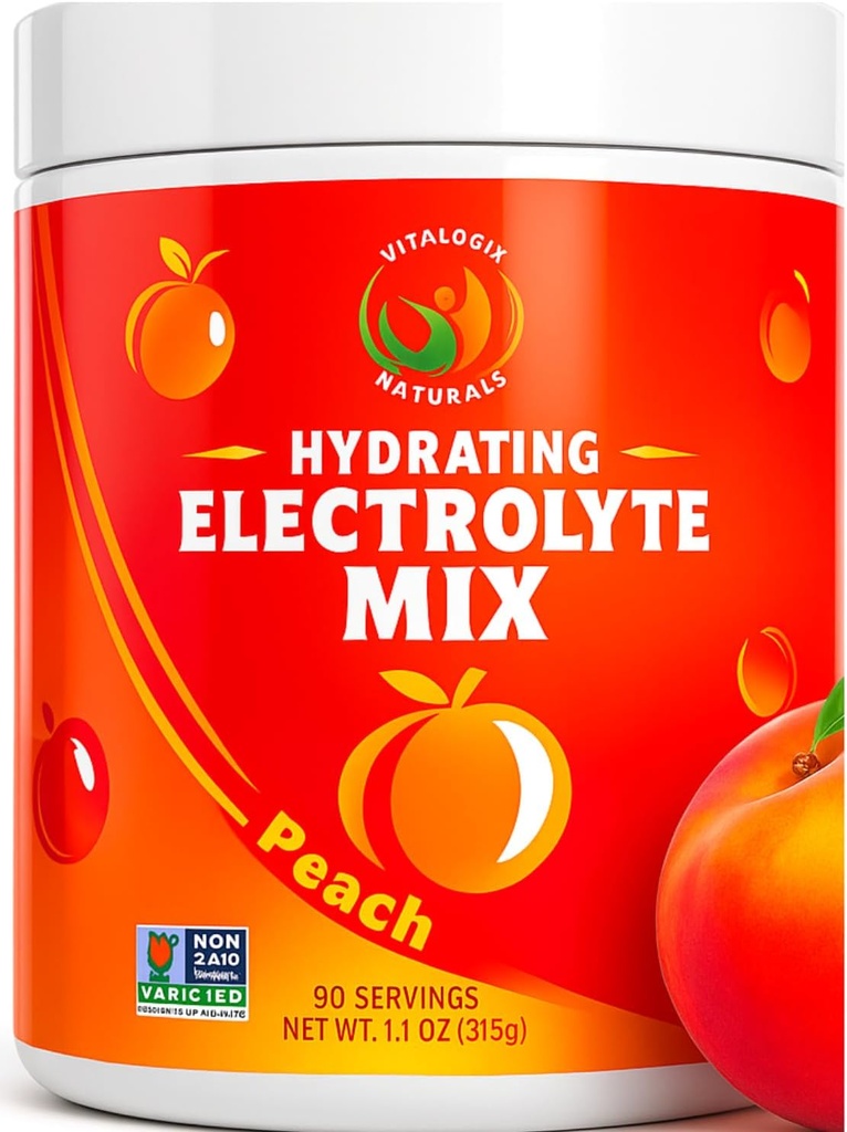Natural Electrolyte Powder Mix – Brez sladkorja, nizko natrij, Vegan Hidration dodatek za šport, potovanja in vsakodnevno uporabo