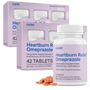 Curist Omeprazol 20 mg Tablete Bulk Pack - 84Zapoznele tablete Count Release - Reflux zdravilo za lajšanje zgage (2 paket po 42 tablet - 84 skupaj)