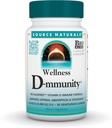 Vir Naturals Wellness D-mmuniteta, Bio-uravnana vitamin D Imunska formula, Podpira optimalno absorbcijo in uporabo*, 125 μg (5. 000 i. e.) D-3-30 Vegetarijanske kapsule