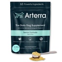 Senior Dog Powder Supplement & Food Topper – 63 Sestavine za skupno, Gut, Imun & Brain Health – Daily Longevity Multivitamin z glukozaminom, probiotiki, in ribje olje 