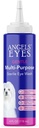 ANGELS' EYES Multi-Purpose Sterile Eye Wash 4 oz oči čistilec in izpiranje, Tear Stain Reducer za alergije, debris, sluz, draženje in jokajoče oči za vse pse z borovo kislino