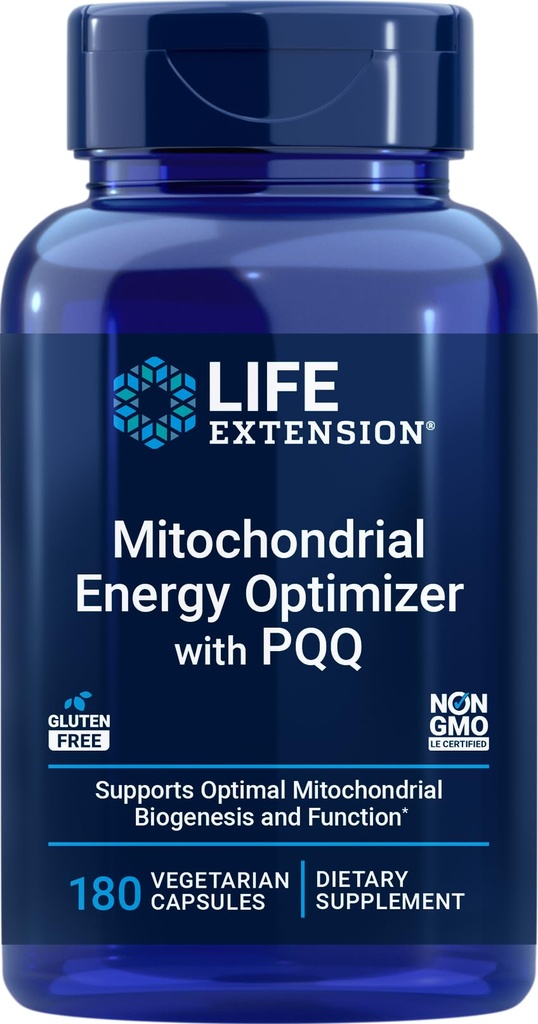 Life Extension Mitohondrial Energy Optimizer s PQQ, 180 Vegetarijanske kapsule