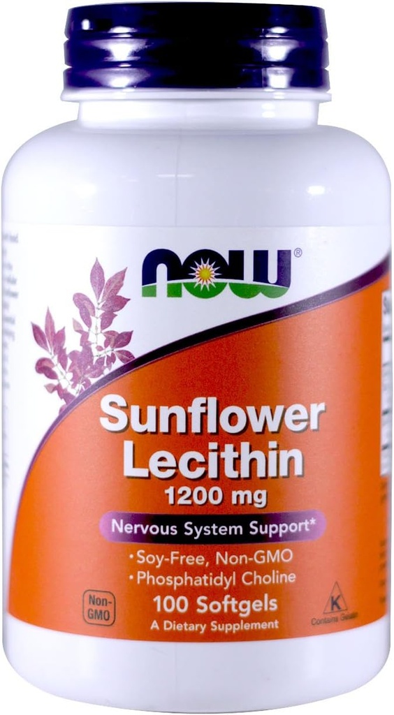 Zdaj hrana sončnični lecitin non-GMO, 1200mg, 100 Sgels (2 paket)