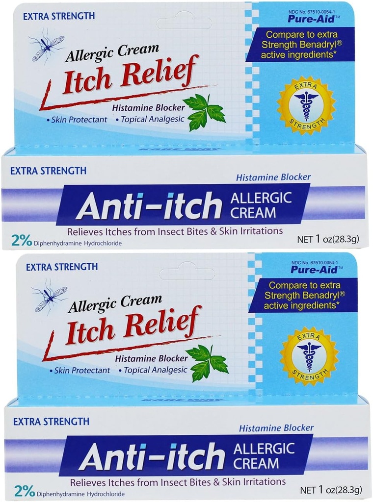 Alergijska krema proti srbenju - 1oz (2 pakiranji)