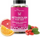Presnova za njeno - apetit in metabolizem podpora za ženske - Curb Cravings, zmanjšanje vnosa kalorij in spodbujanje občutek polnosti - Berberine, Kromov pikolinat & Guarana - 60 Veg kapsule